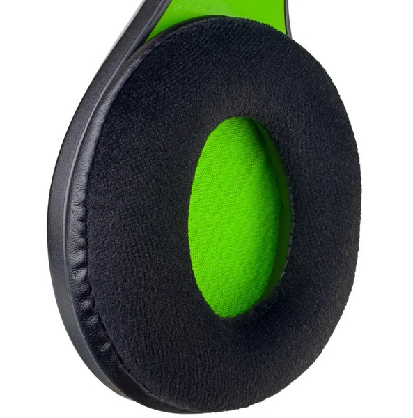 Наушники с микрофоном  (Power LINK )Черно-Зеленый
